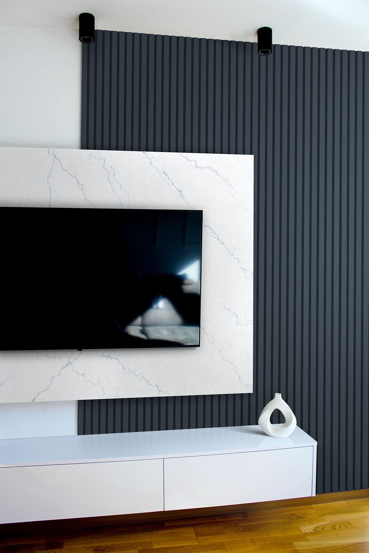 MSI Navy Acoustic Slat Wall Panel