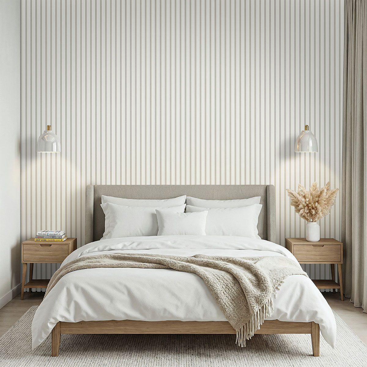 MSI White Acoustic Slat Wall Panel