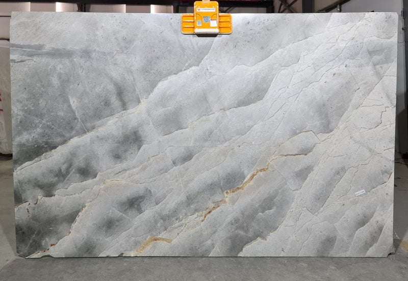 Palm Gray Bookmatching Polished Marble Slab