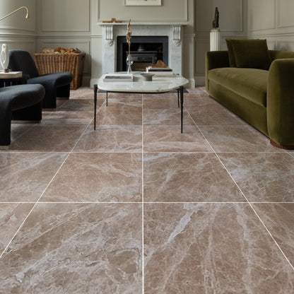 Patara Beige Exotic Marble Polished Floor and Wall Tile