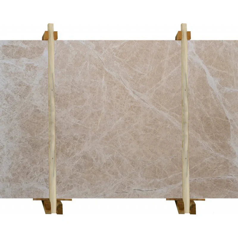 Patara Beige Exotic Bookmatching Polished Marble Slab