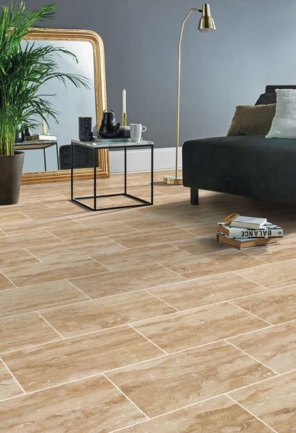 Patara Vein-cut Travertine Tiles Floor and Wall Tile