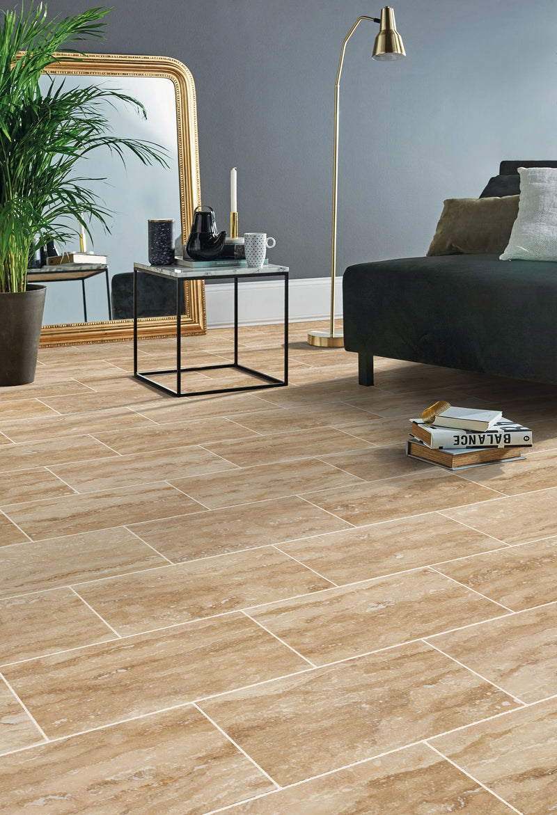 Patara Vein-cut Travertine Tiles Floor and Wall Tile
