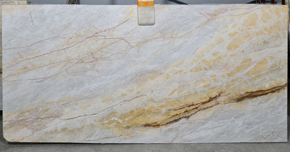 Perla Gold Bookmatching Polished Marble Slab