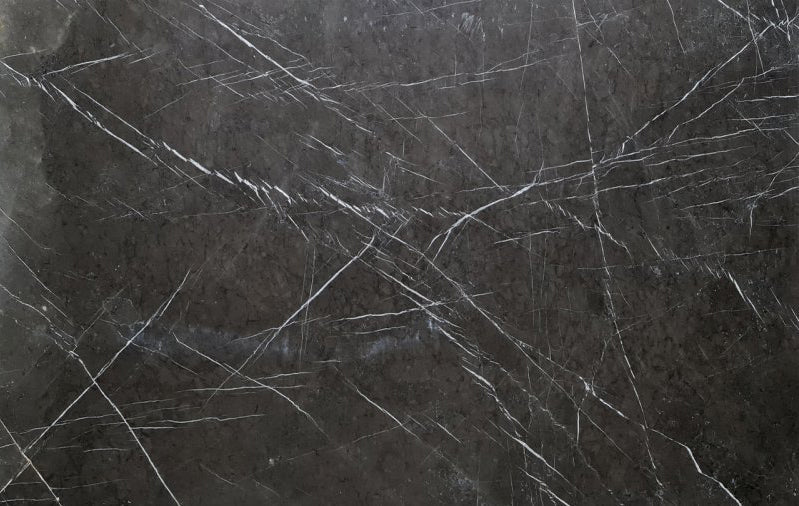 Pietra Dark Gray Bookmatching Polished Marble Slab