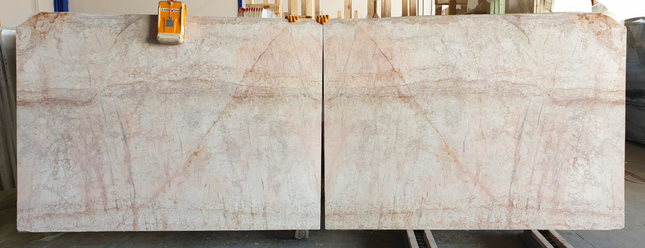 Pink Bookmatching Polished Dolomite Slab