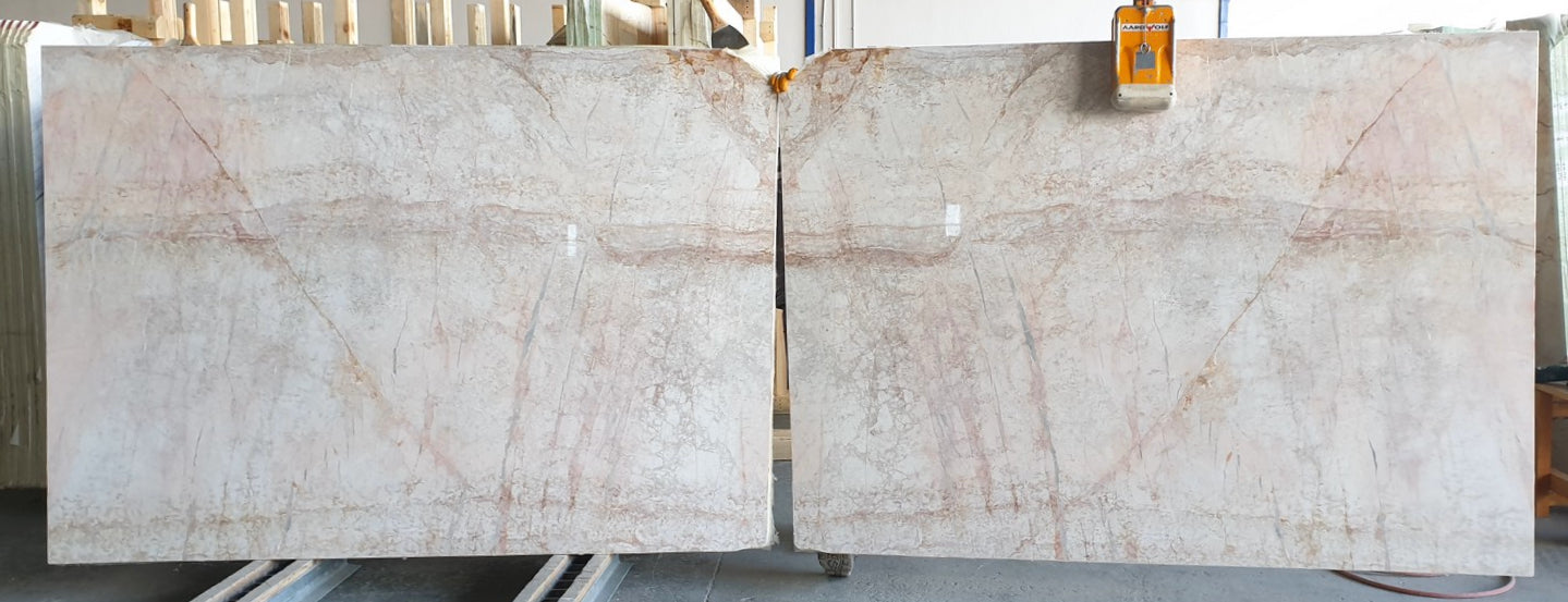 Pink Bookmatching Polished Dolomite Slab