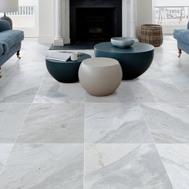 Polar White Marble Polished Floor and Wall Tile