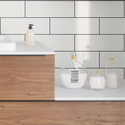 White 4x12 Polished Ceramic Subway Tile (34 pack, 10.4 sq ft/case)