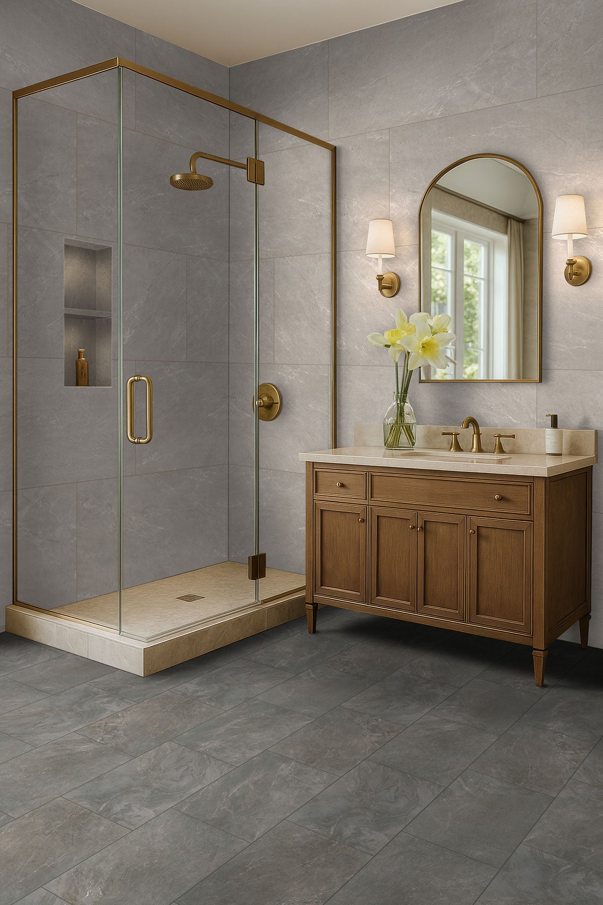 MSI Ash Porcelain Tile
