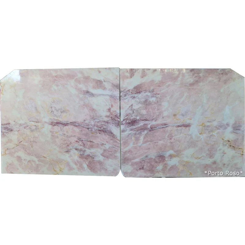 Porto Rosso Bookmatching Polished Marble Slab