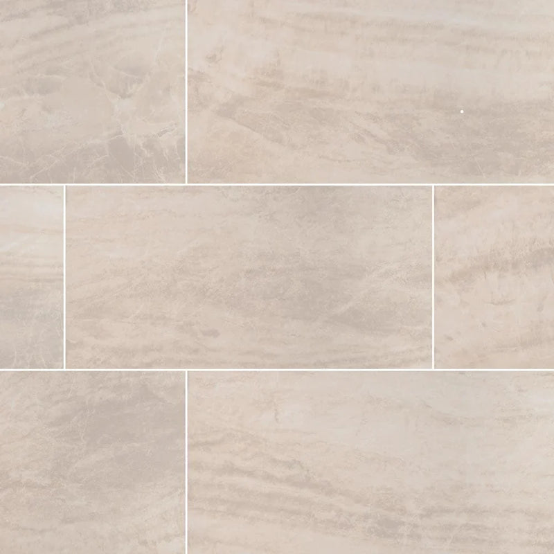 MSI Crema Porcelain Wall and Floor Tile - Praia Collection