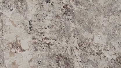 MSI Alaska White Granite Prefabricated Countertop - Island