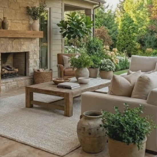 Mina Rustic Travertine Tumbled Pavers