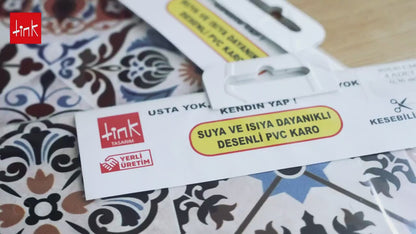 Aesthetic Geometric Pattern Peel&Stick Wall and Floor Tiles - 12"x12"
