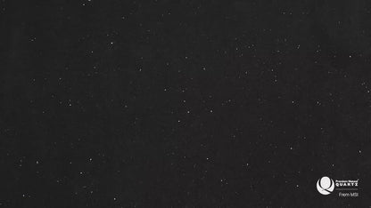 MSI Sparkling Black™ Premium Quartz Prefabricated Countertop - Island