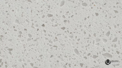 MSI Iced White® Premium Quartz Prefabricated Countertop - Island