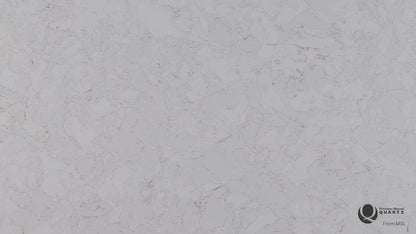 MSI Marbella White™ Premium Quartz Prefabricated Countertop - Island
