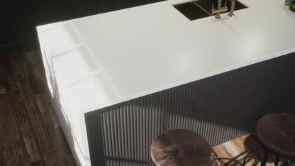 MSI Calacatta Alto™ Premium Quartz Prefabricated Countertop - Island