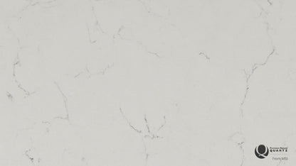 MSI Carrara Delphi™ Premium Quartz Prefabricated Countertop - Island