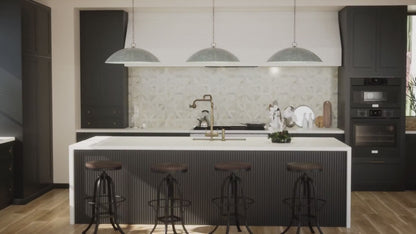 MSI Calacatta Lavasa™ Premium Quartz Prefabricated Countertop - Island