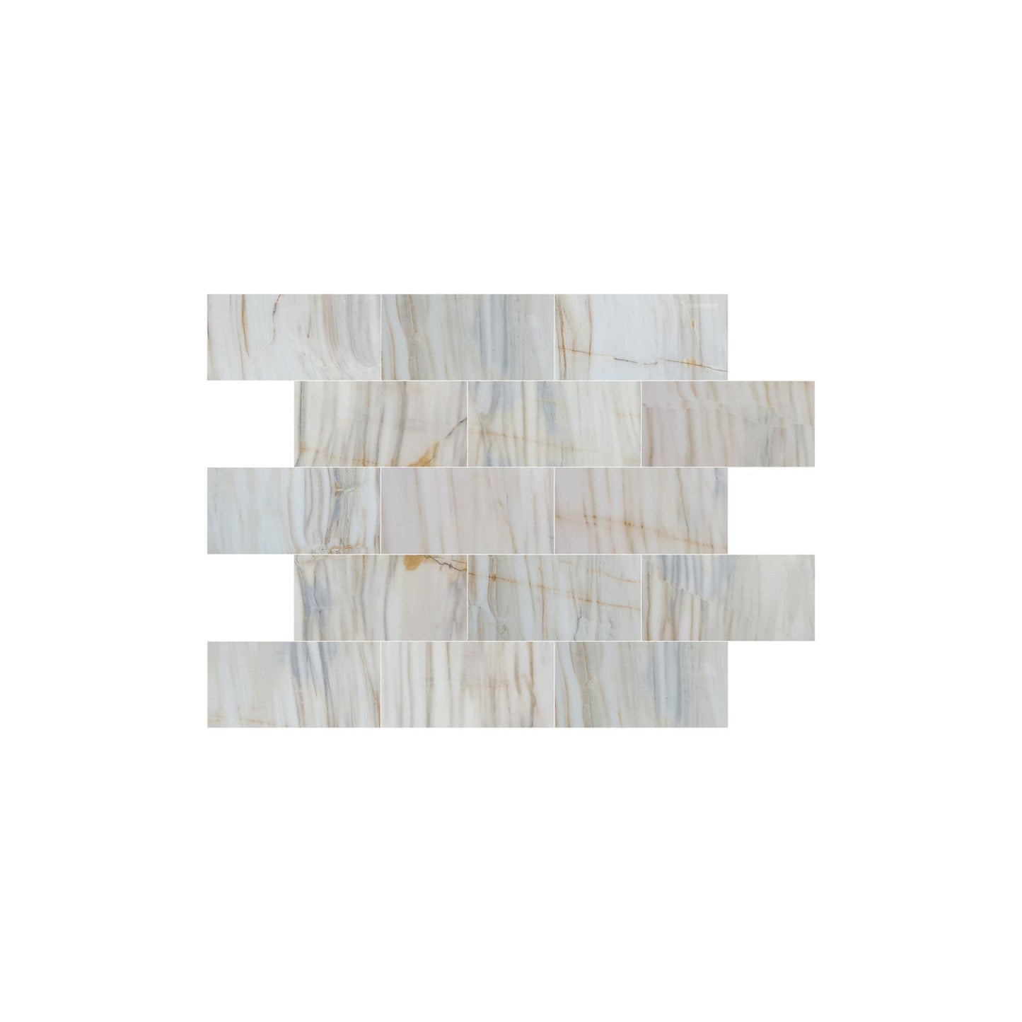 Rainbow Gold Marble Polished Floor and Wall Tile