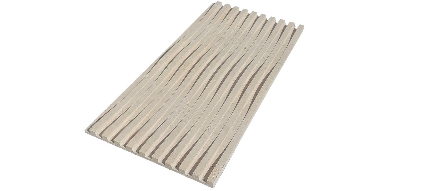 Rectangular Shaped Crested 3D Wall Panel