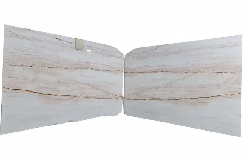 Rosalina Beige Bookmatching Polished Marble Slab