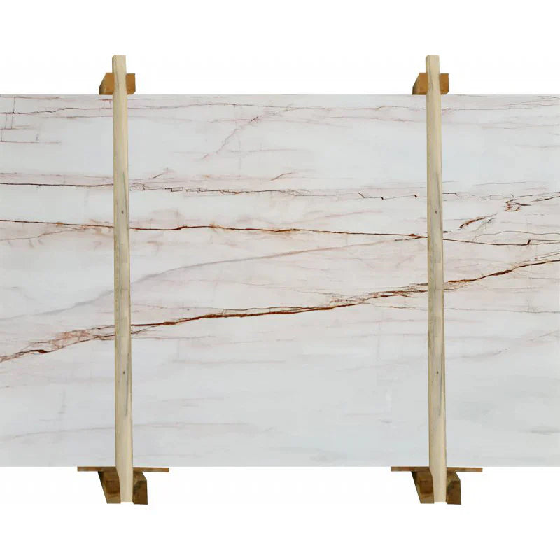 Rosalina Beige Bookmatching Polished Marble Slab