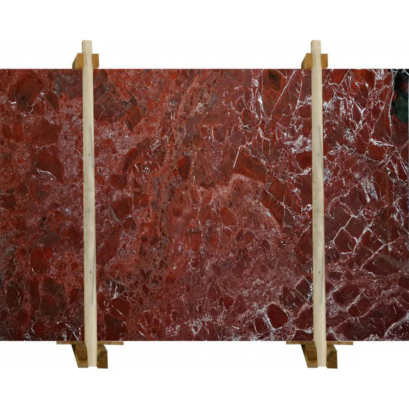 Rosso Levanto Bookmatching Polished Marble Slab