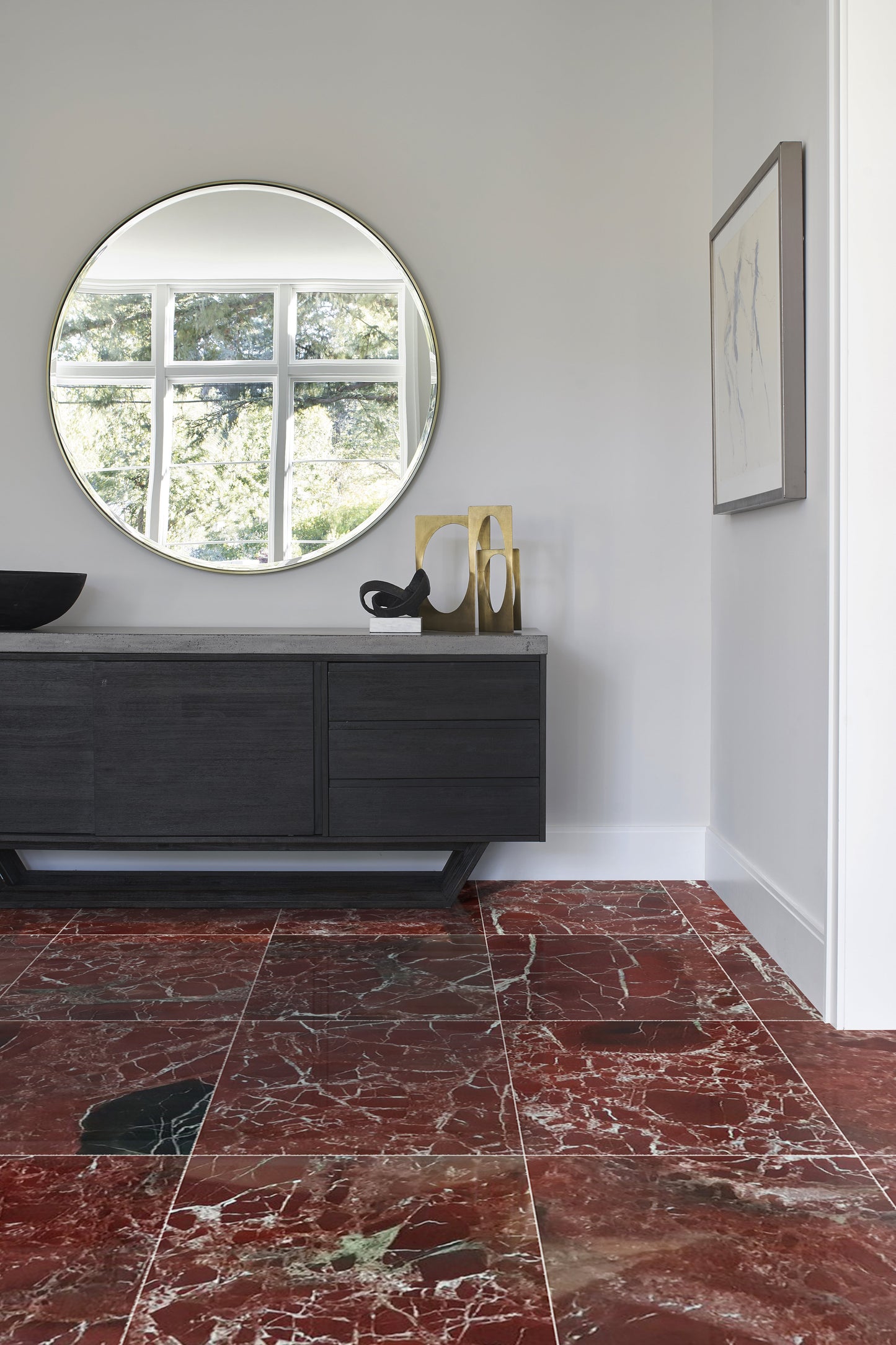 Rosso Levanto Marble Polished Floor and Wall Tile