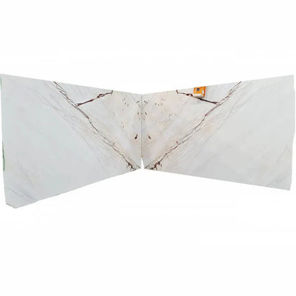 Rosso Venato White Bookmatching Polished Marble Slab