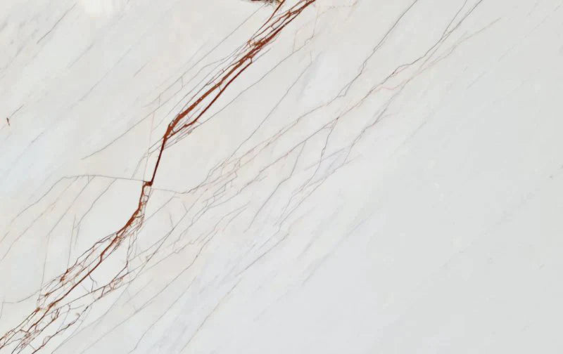 Rosso Venato White Bookmatching Polished Marble Slab