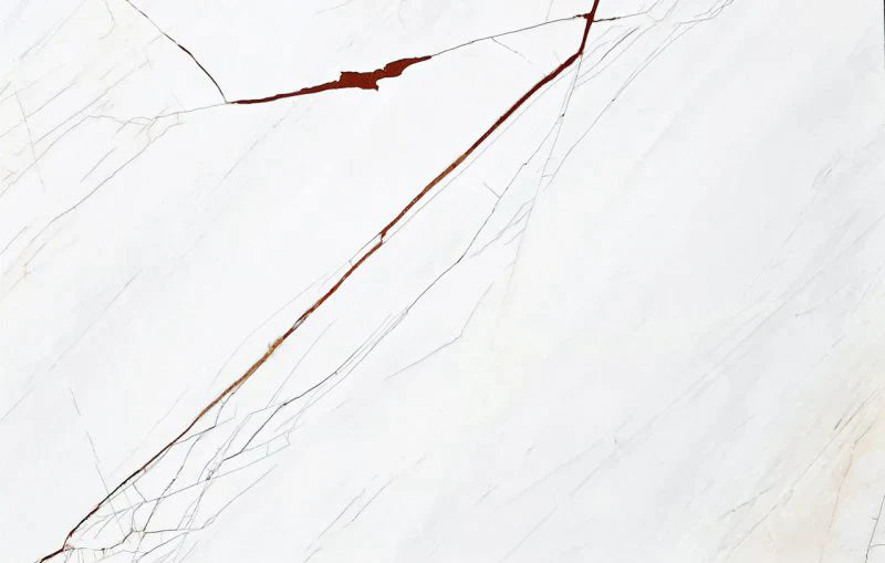 Rosso Venato White Bookmatching Polished Marble Slab