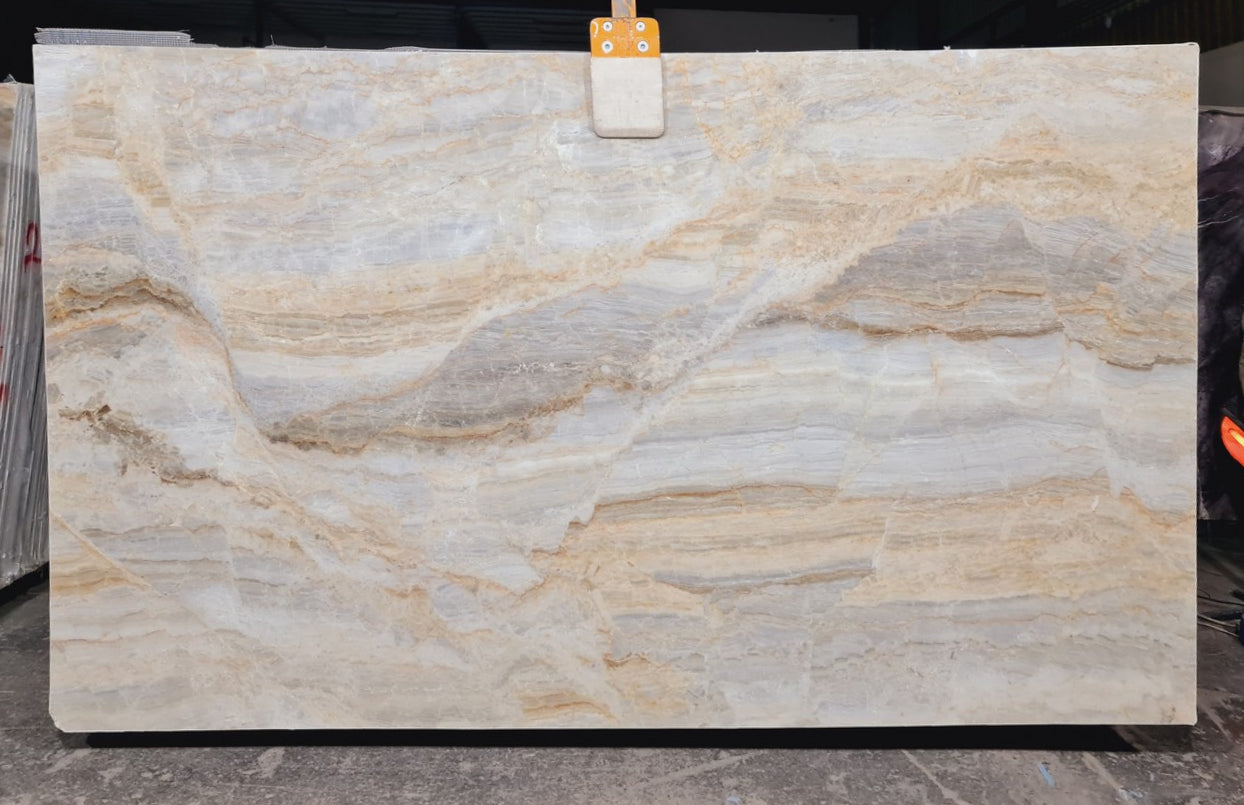 Royal Mirage Bookmatching Polished Marble Slab