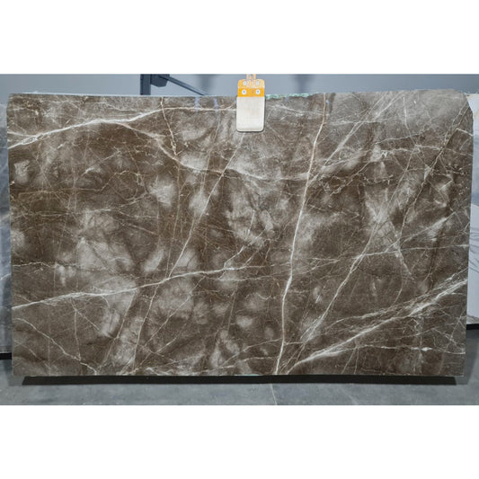 Sahara Brown Bookmatching Polished Marble Slab