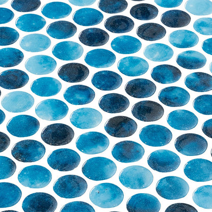 Sena, Penny Round Mosaic - Glass Tile - view 8