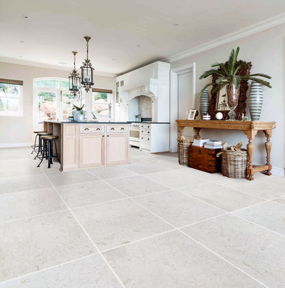 Shell Stone White Limestone Tiles Floor and Wall Tile