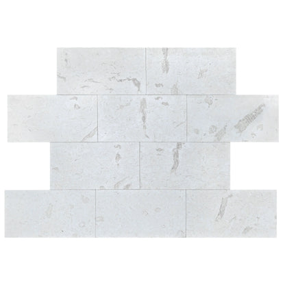 Shell Stone White Tumbled Pavers 18"x36"x1 1/4" Outdoor Garden 