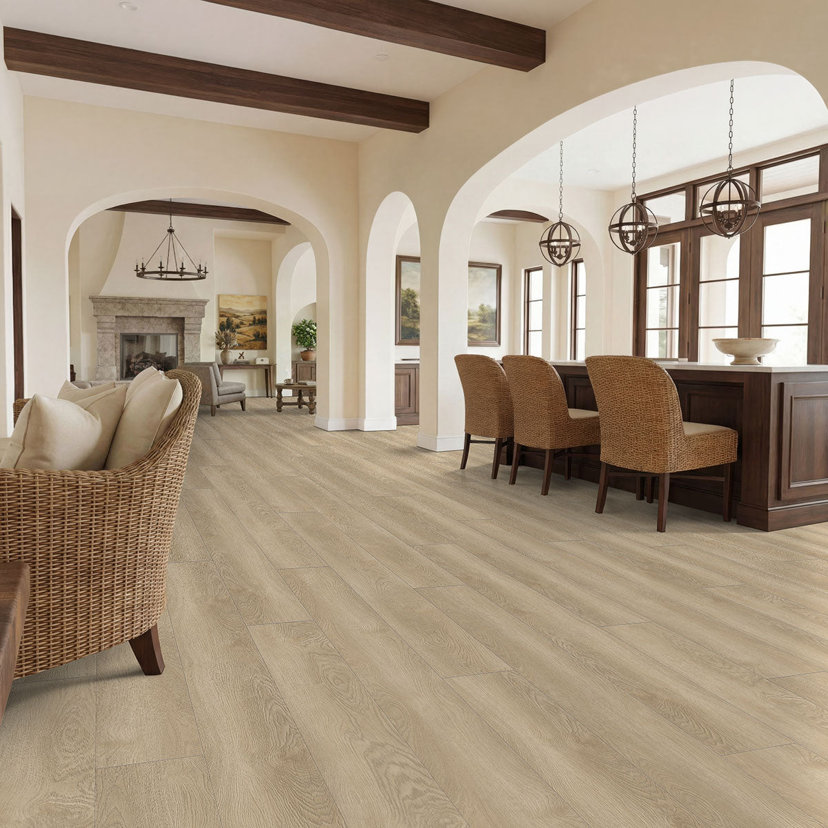 MSI Shorecliffs™Schertz Oak®Hybrid Rigid Core Flooring