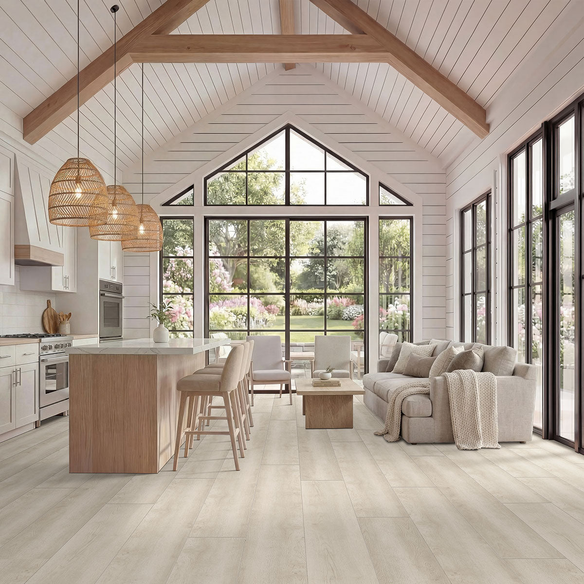 MSI Shorecliffs™Sunny Shake Hybrid Rigid Core Flooring