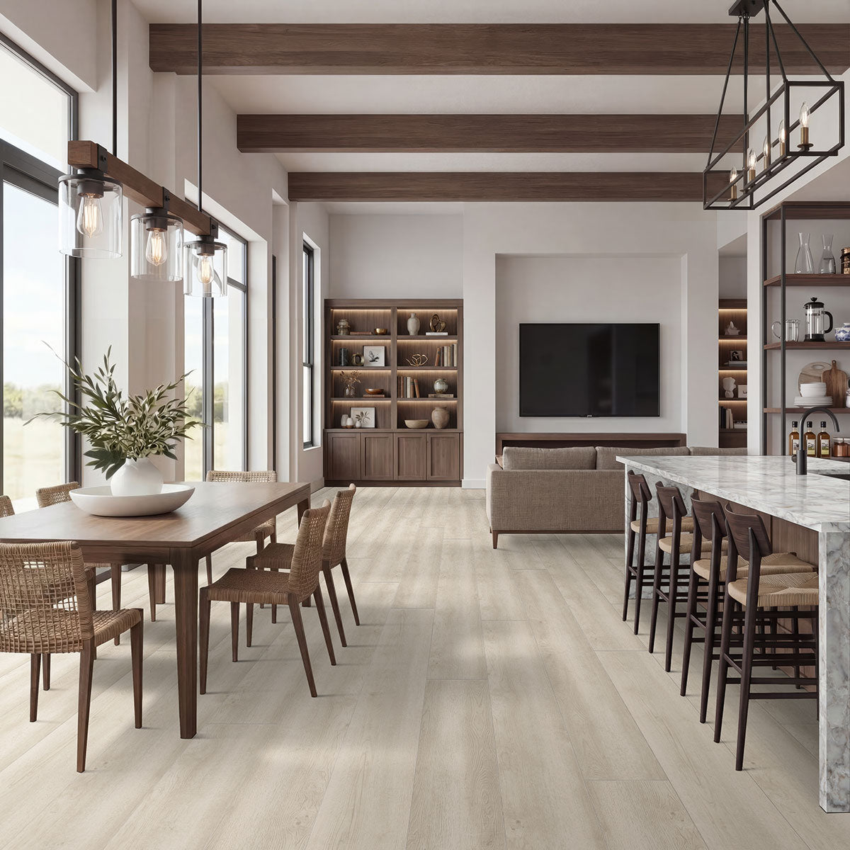 MSI Shorecliffs™Sunny Shake Hybrid Rigid Core Flooring