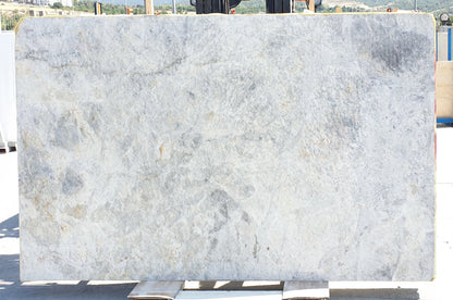 Silver Gold Bookmatching Polished Marble Slab