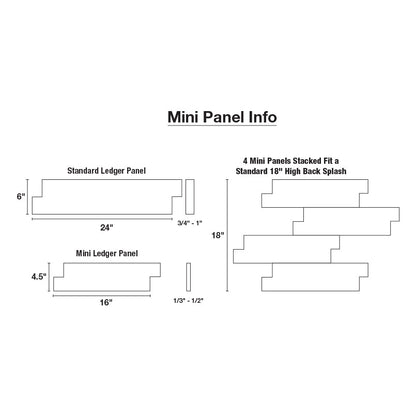 MSI Silver Travertine Mini Stacked Stone