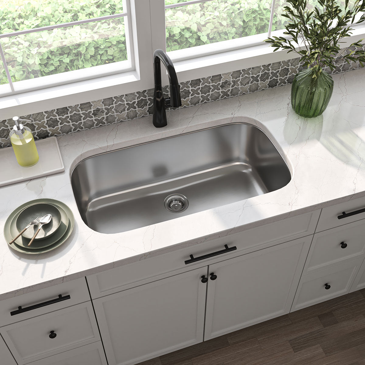 MSI SINGLE BOWL SINK 3218