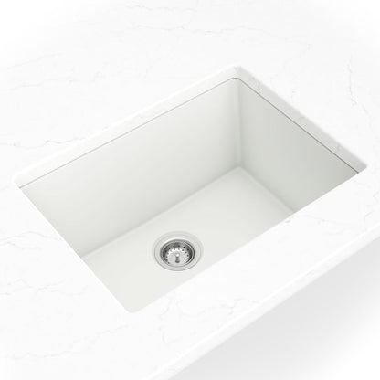 MSI WHITE QUARTZ SINGLE BOWL 2418
