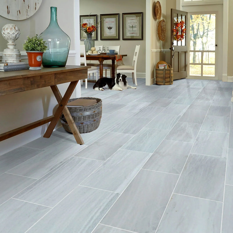 Solto White Marble Tiles Polished Floor and Wall Tile