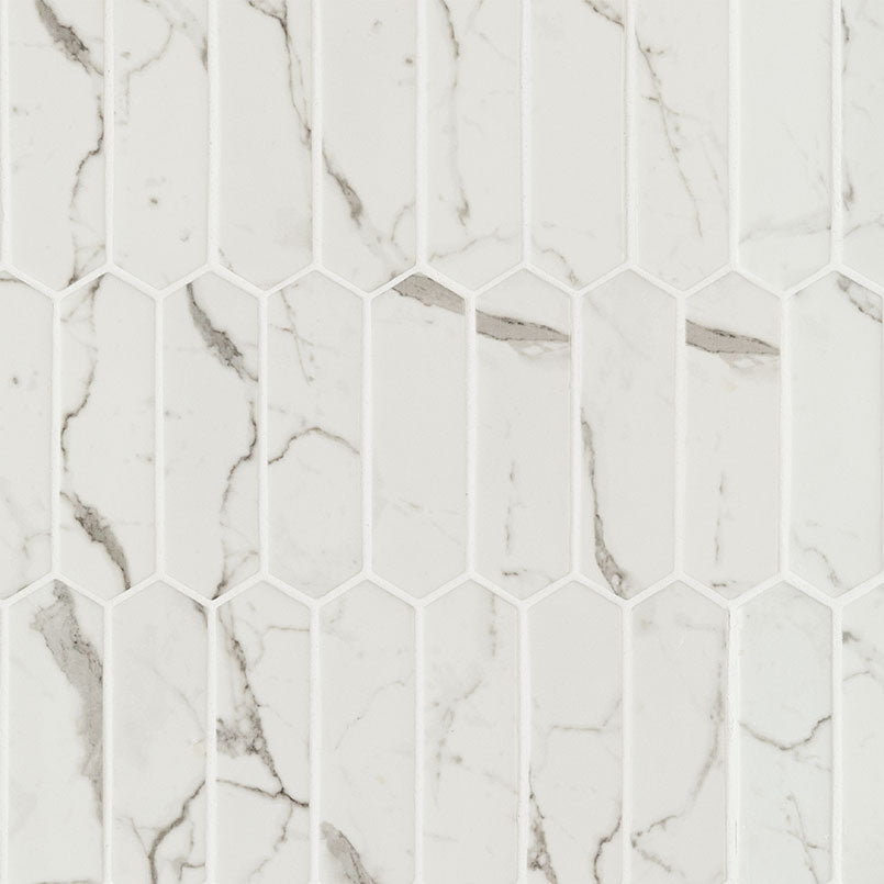 MSI Statuario Celano Picket Glass Tile