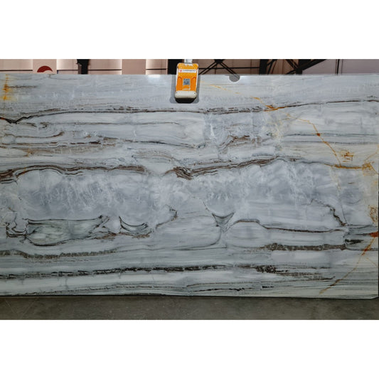 Stingray Bookmatching Polished Marble Slab