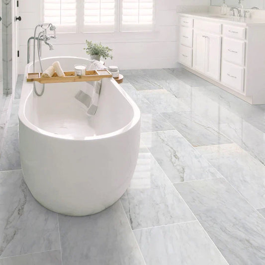 Sugar White Marble Polished Floor and Wall Tile